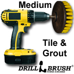 Dewalt cordless drill powered Tile and Grout brush