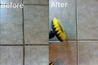 Tile Cleaning Power Brush